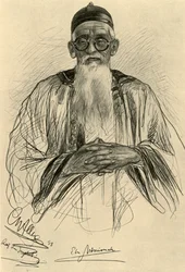 Chinesischer Mann mit Brille, 1898
