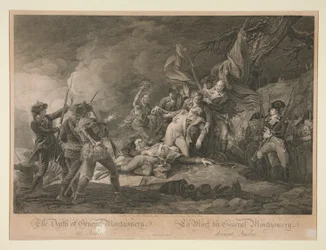Der Tod von General Montgomery von Quebec