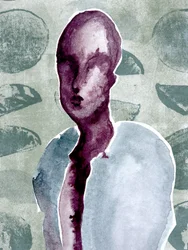 Abstrakte Person