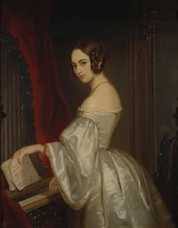 Porträt von Prinzessin Maria Iwanowna Kotschubei, geb. Bariatinskaja 1818-1843