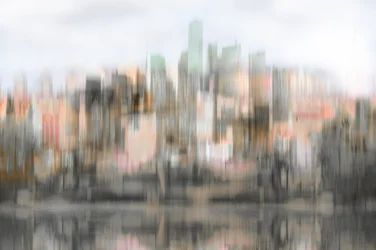 Abstrakte Stadtreflexion