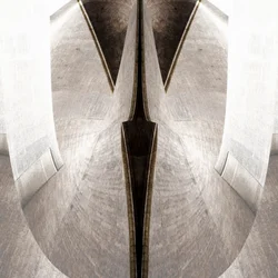 Dunkle architektonische Teilung