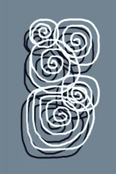 Gelassener Spiralfluss