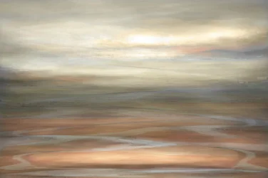 Warmes abstraktes Landschaft