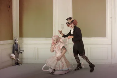 Fantasie-Teeparty-Drama