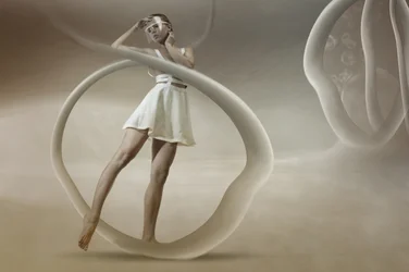 Anmutige futuristische Vision