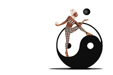 Harlekin Yin Yang Balance