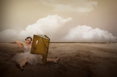Surreale Ballerina-Buchgeschichte