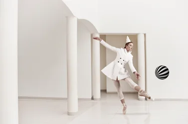 Launischer Ballerina Tanz