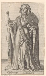 Porträt von Albrecht von Bayern, Graf von Holland, Hennegau und Zeeland