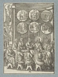 Christus erscheint zum letzten Mal den Aposteln
