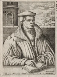 Porträt von Thomas Müntzer, 1609