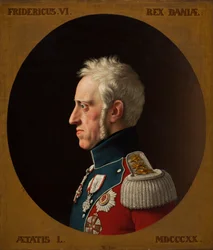 Porträt von Friedrich VI. von Dänemark