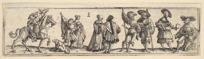Landsknechte und Damen, 1531