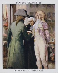 Ein Dandy bis zum Schluss, als Samson, der Henker, fragt, ob er die Krawatte des Aristokraten entfernen darf