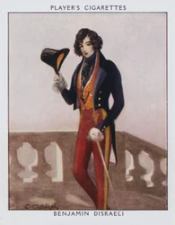 Benjamin Disraeli (Farblithografie)