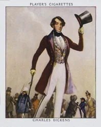 Charles Dickens (Farblithografie)