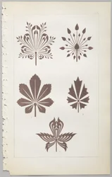 Die Kunst des dekorativen Designs: mit einem Anhang, der die Stunden des Tages angibt, zu denen Blumen öffnen, veröffentlicht von Day & Son, London, 1862