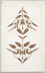 Die Kunst des dekorativen Designs: mit einem Anhang, der die Stunden des Tages angibt, zu denen Blumen öffnen, veröffentlicht von Day & Son, London, 1862