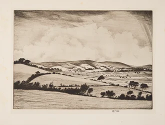 Ein Tal in den South Downs, veröffentlicht 1925