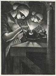 Autogenschweißer, 1917