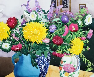 Innenraum mit Astern