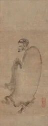 Shakyamuni steigt vom Berg herab, 15. Jahrhundert