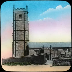St Buryan Kirche, Cornwall, spätes 19. oder frühes 20. Jahrhundert