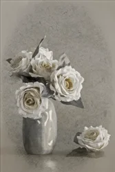 Elegante weiße Rosen