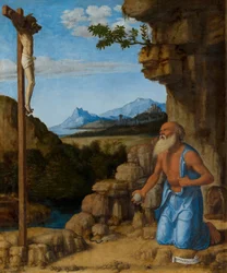 Heiliger Hieronymus in der Wildnis