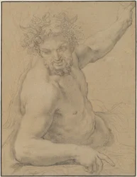 Liegender Faun