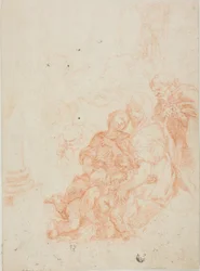 Heilige Familie mit dem kleinen Johannes