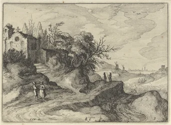 Kapelle an einer kurvigen Landstraße