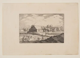 Höfe und Bleichfelder, aus Ansichten der Umgebung von Haarlem (Plaisante Plaetsen)