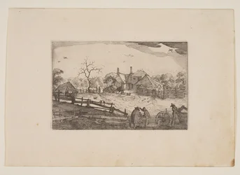 Gasthaus des Vaters, aus Ansichten der Umgebung von Haarlem (Plaisante Plaetsen)