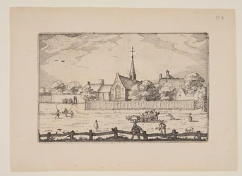Das Leprosenhaus in Haarlem, aus Ansichten der Umgebung von Haarlem (Plaisante Plaetsen)