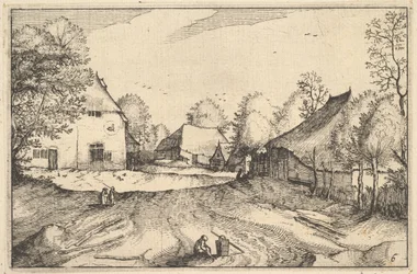 Der Schwanenwirt, Platte 6 aus Regiunculae et Villae Aliquot Ducatus Brabantiae