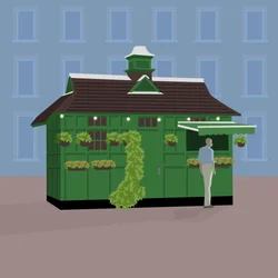 Hackney-Kutschenhütte, Russell Square