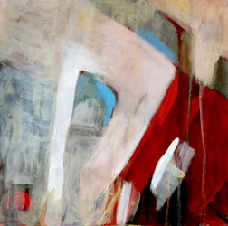 Dynamische rote Figur
