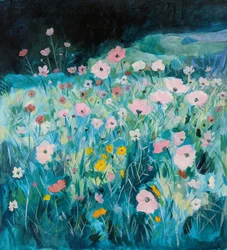 Träumerische Blumenwiese