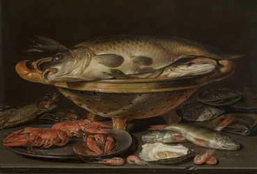Stillleben mit Fisch, ca. 1612-1621