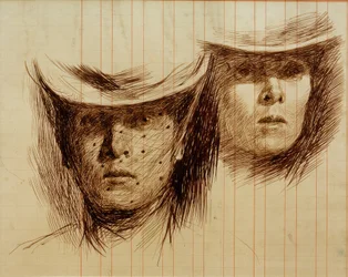 Elisabeth(?) und Clara Siewert