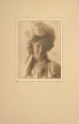 Porträt einer Frau in Kostüm