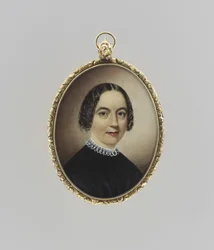 Porträt einer Frau, um 1845 (Detail)