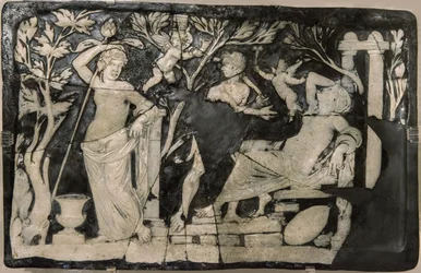 Bacchus und Ariadne Kamee, 1. Hälfte 1. Jahrhundert n. Chr.