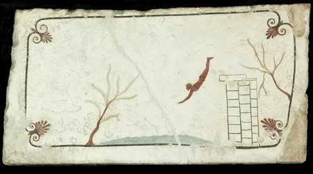 Der Taucher. Grab des Tauchers, ca. 470 v. Chr.