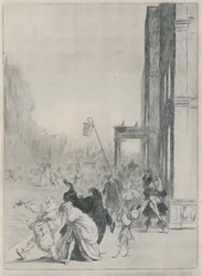 Nach dem Kostümball, 1920