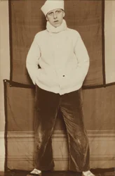 Selbstporträt mit Matrosenhut