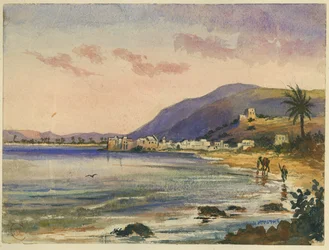 Haifa mit Carmel Ridge im Hintergrund