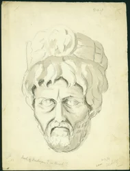 Kopf eines Mannes, 1874